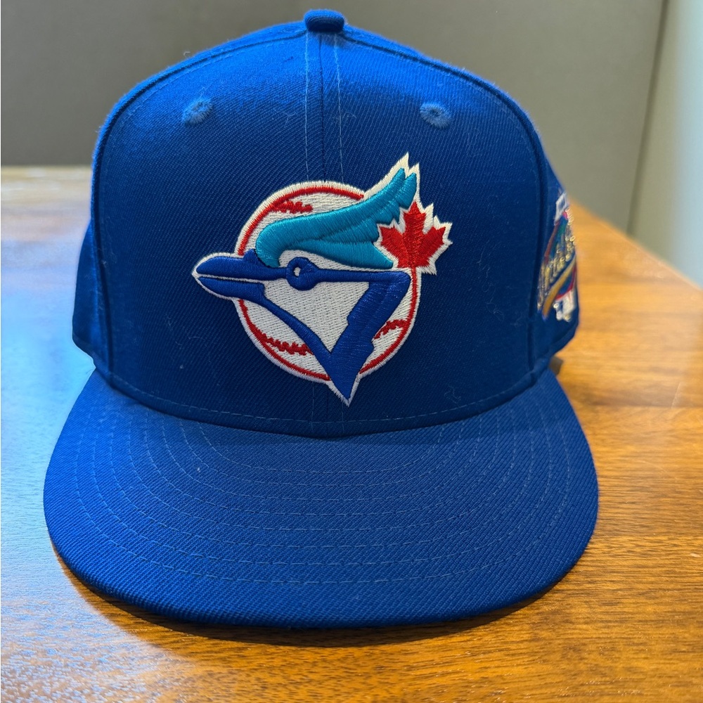 Toronto Blue Jays New Era Fitted - World Series Side Patch - 7 5/8 - 100% Wool